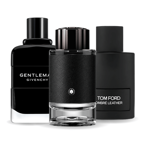 3 parfüm kombináció | Tom Ford Ombre Leather, Givenchy Gentleman, Montblanc Explorer 100ml