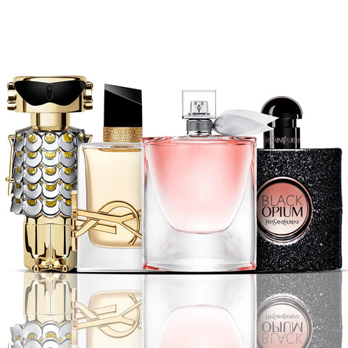 4 parfüm kombináció| Libre + La Vie Est Belle + Black Opium + Fame 100ML