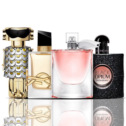 4 parfüm kombináció| Libre + La Vie Est Belle + Black Opium + Fame 100ML
