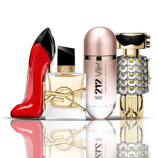 4 parfüm kombináció | Very Good Girl + Libre + 212 VIP Rose + Fame 100ML