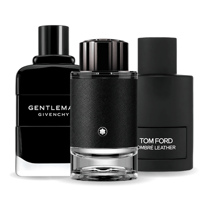 3 parfüm kombináció | Tom Ford Ombre Leather,  Givenchy Gentleman, Montblanc Explorer 100ml