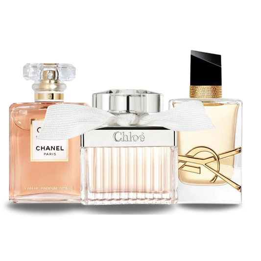 3 parfüm kombináció | Chanel COCO MADEMOISELLE, Yves Saint Laurent LIBRE, CHLOÉ 100ml