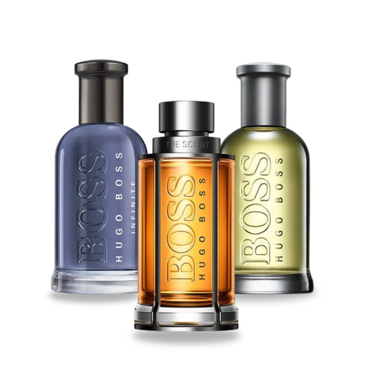 3 parfüm kombináció | BOSS THE SCENT, BOSS BOTTLED y BOTTLED INFINITE 100ml