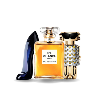 3 parfüm kombináció | GOOD GIRL, Chanel Nº5, FAME 100ml