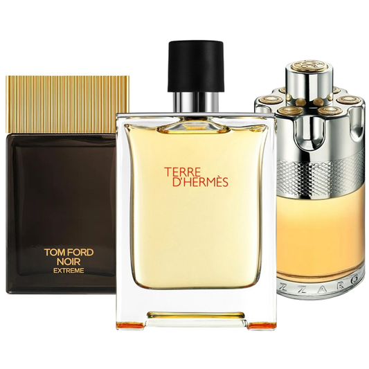 3 parfüm kombináció | Terre de’Herme, Azzaro Wanted, Tom Ford Noir Extreme 100ml