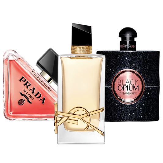 3 parfüm kombináció | Prada Paradox,  Black Opium Yves Saint Laurent, Libre 100ml