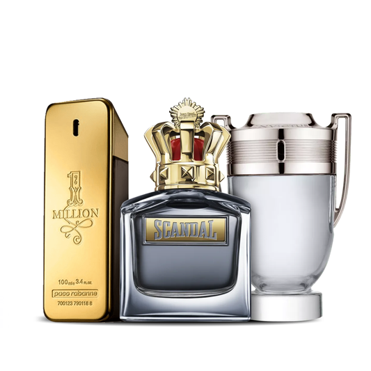 3 parfüm kombináció | Invictus + Scandal Men + One Million 100ML