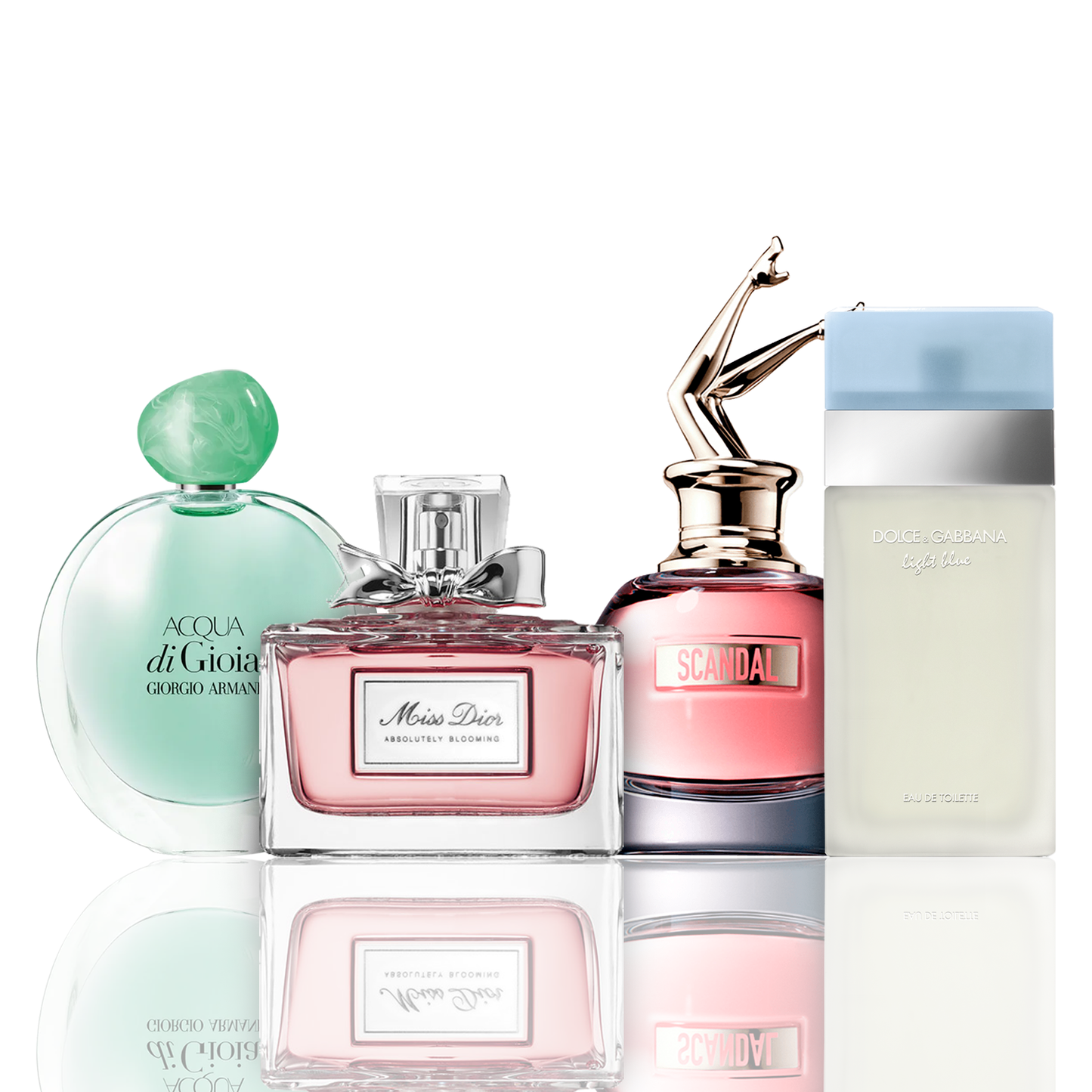 4 parfüm kombináció | Acqua di Gioia, Light Blue, Scandal, Miss Dior 100ML