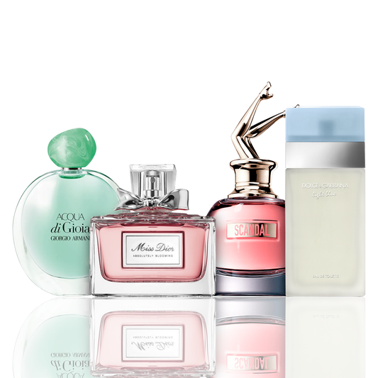 4 parfüm kombináció | Acqua di Gioia, Light Blue, Scandal, Miss Dior 100ML