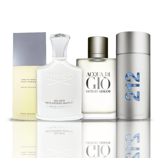 4 parfüm kombináció | Issie Miyake + Acqua di Gio + Creed Silver + 212 NYC Men 100ML