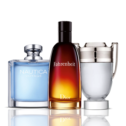 3 parfüm kombináció | Nautica + Fahrenheit + Invictus 100ML
