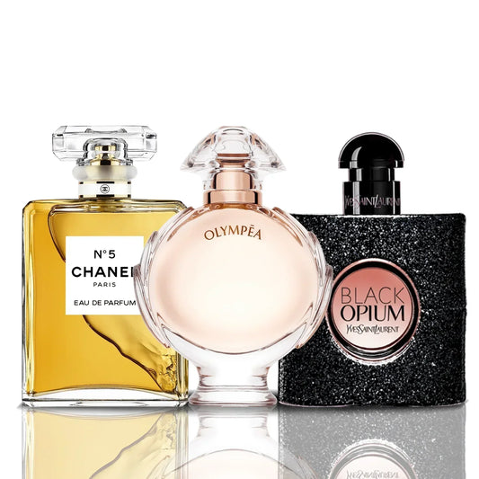 3 parfüm kombináció| Chanel N5 + Olympea + Black Opium