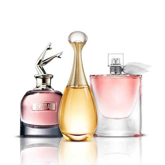 4 parfüm kombináció | Scandal, Jadore y La Vie Est Belle (100ml)